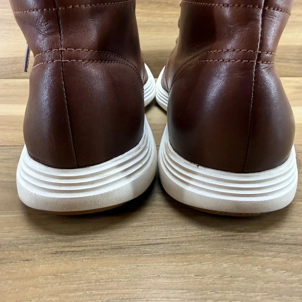 Cole Haan Grand Tour Chukka Boots Mens 10 M Brown Leather Business Casual Modern